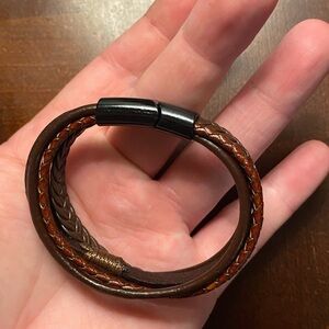 Men’s leather bracelet